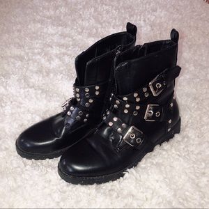Nasty Gal Studded Boots